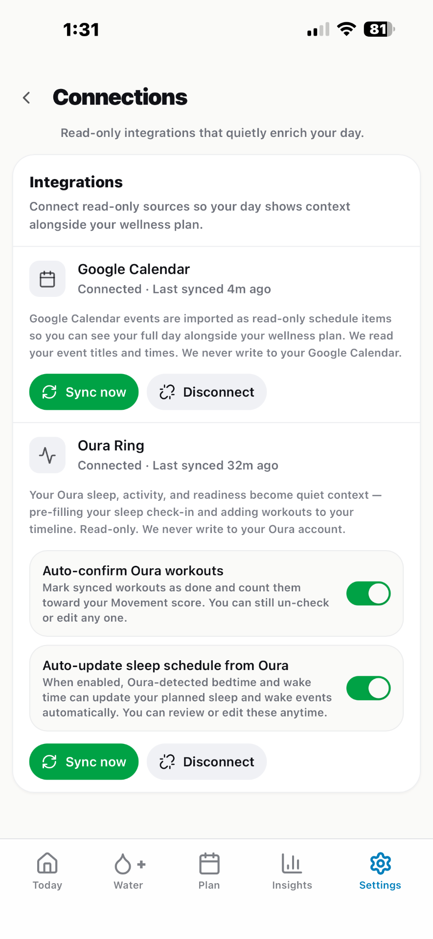 LiveHealthy — Connections